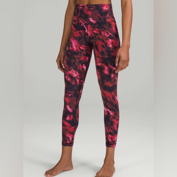 Lululemon Align High-Rise Pant 25"' Intensity Pink Blossom Multi - Picture 1 of 9
